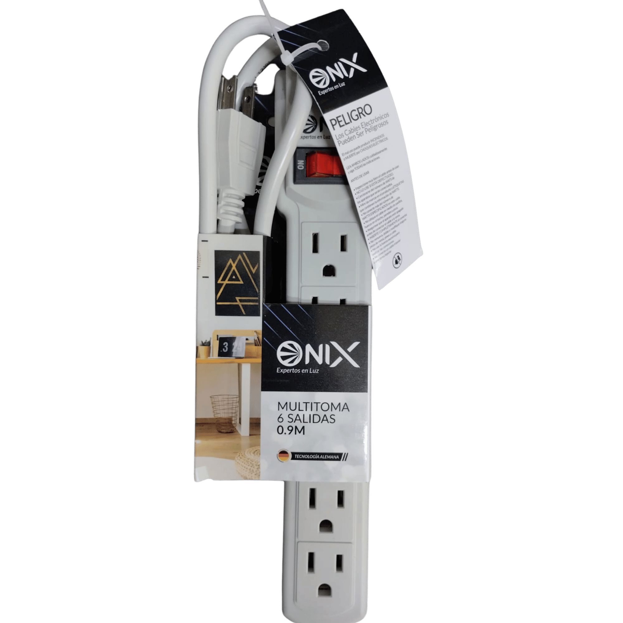 MULTITOMA ONIX 6 SALIDAS 0.9M CABLE C /SUPRESOR